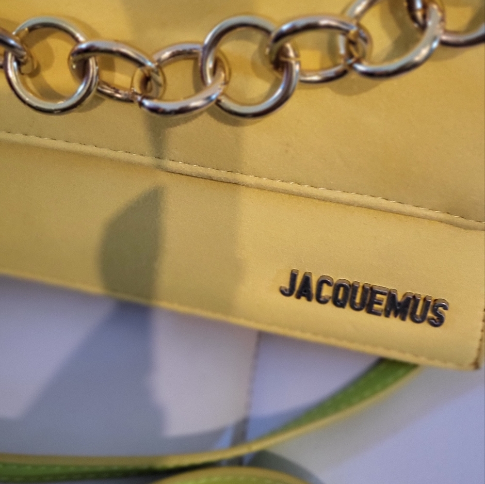 Jacquemus yellow Fall 2017 purse